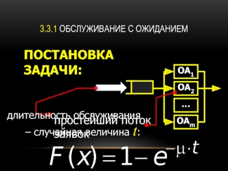 Моделирование ВС. Обслуживание с ожиданием. (Тема 3.1.1)