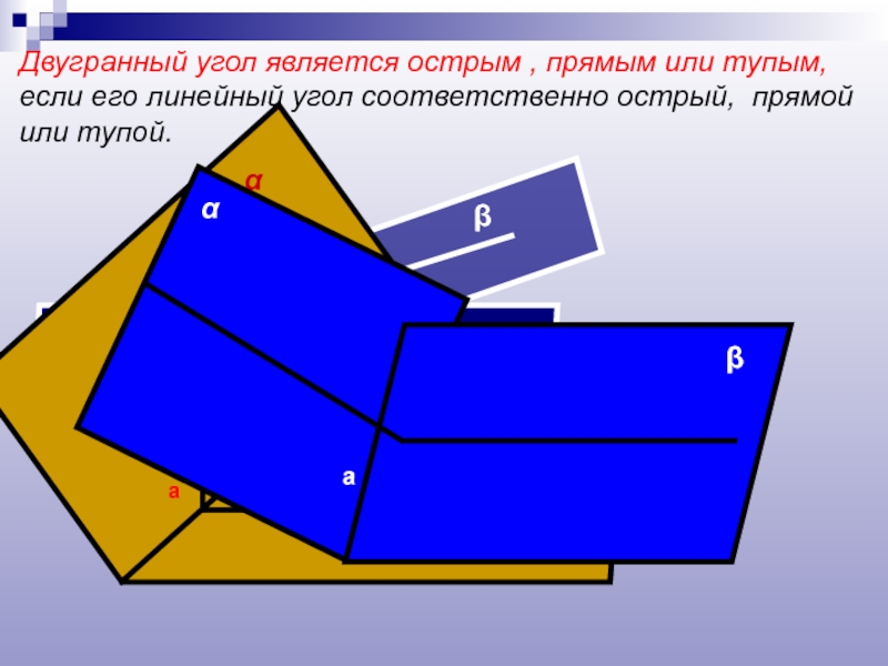 Рисунок двугранного угла