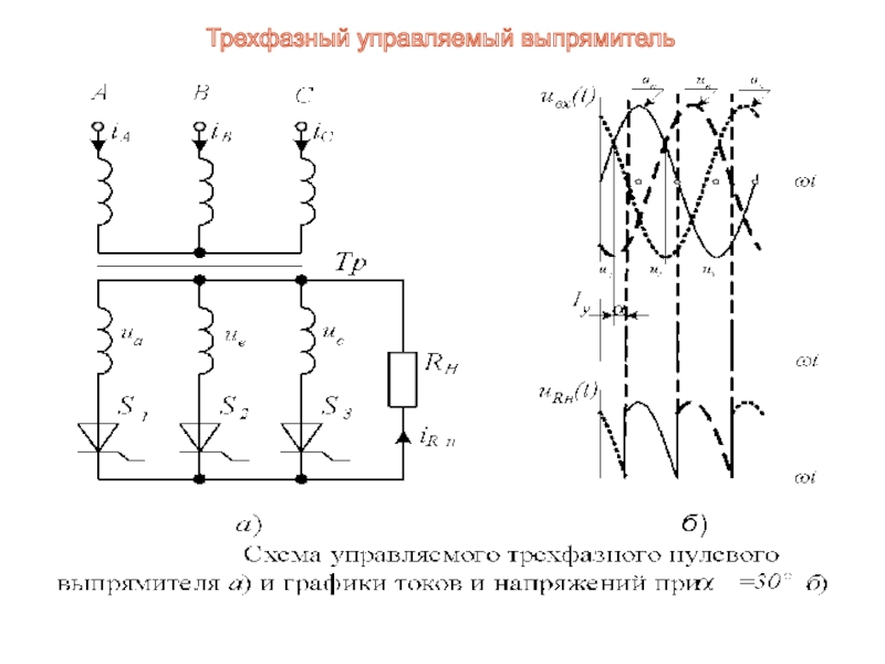 Схема тормозного выпрямителя