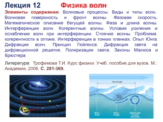 Физика волн. (Лекция 12)