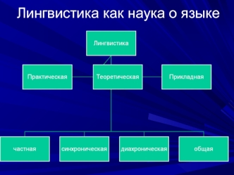 Лингвистика как наука о языке