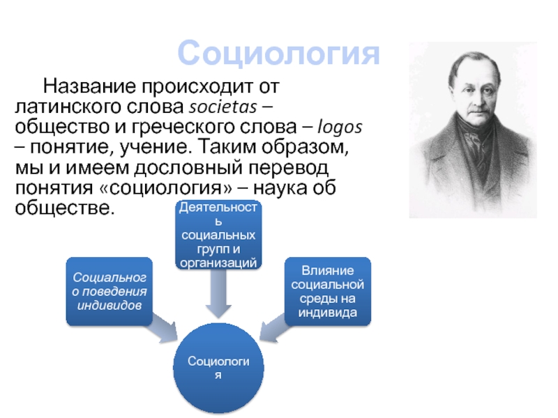 Презентация на тему социология