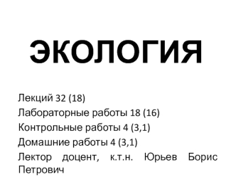 Влияние человеческой деятельности на природную среду