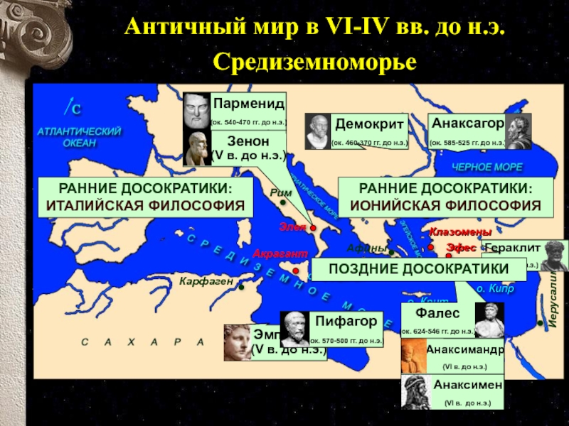 Досократики античной философии