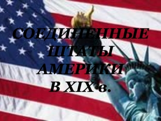 Соединенные Штаты Америки в XIX в