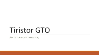 Tiristor GTO