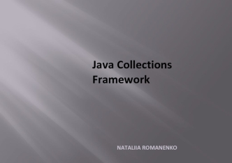 Java Collections Framework