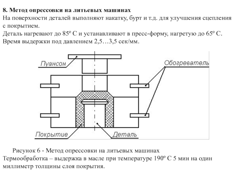 Способ покрытия деталей. Способы опрессовки. Восстановление детали электромеханической обработкой. Технология восстановления деталей эпоксидными композициями. Восстановление деталей обжатием.