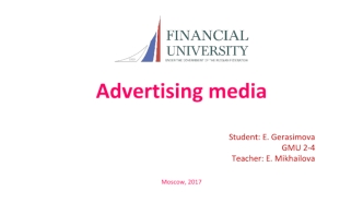 Advertising media