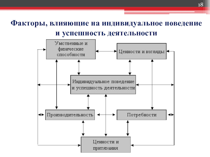 Индивидуальное влияние. Факторы влияющие на индивидуальное. Факторы влияющие на успешность деятельности. Индивидуальное поведение. Индивидуальное поведение и успешность деятельности.