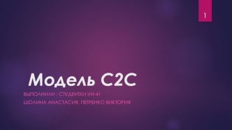 Модель C2C