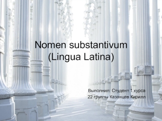 Рода имён существительных в латинском языке