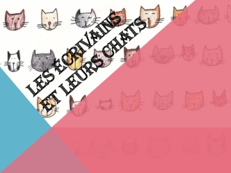 Les écrivains et leurs chats