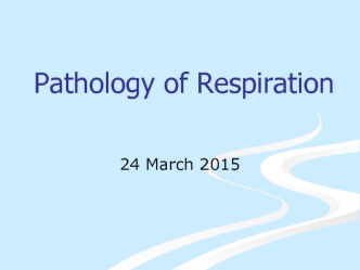 Pathology of respiration. (Subject 15)