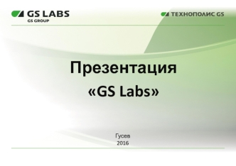 Компания GS Labs Gusev