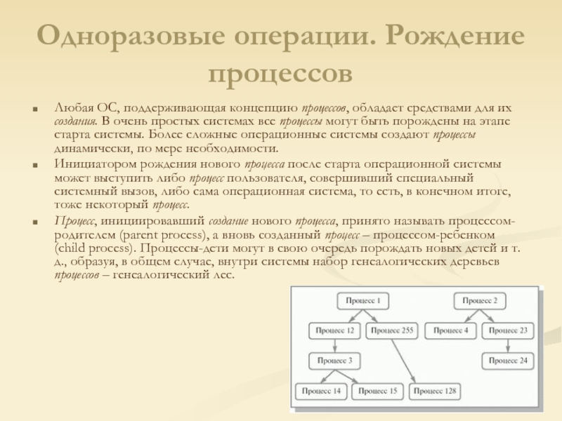 Пути ос. Одноразовые операции. Процессы могут быть:. Роль концепции процессов в теории операционных систем. Однократная операция банка.