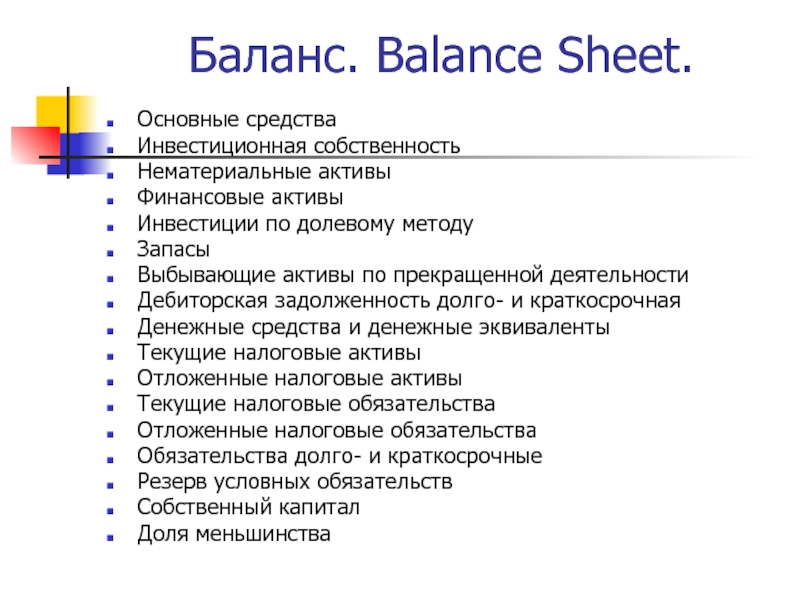 Долго краткосрочно. Баланс как пишется.