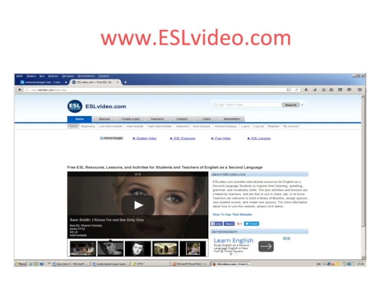www.ESLvideo.com
