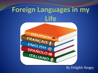 Learning a foreign language