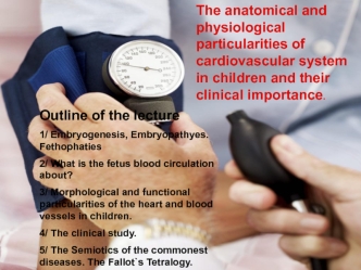 The anatomical and physiological particularities of cardiovascular system in children and their clinical importance