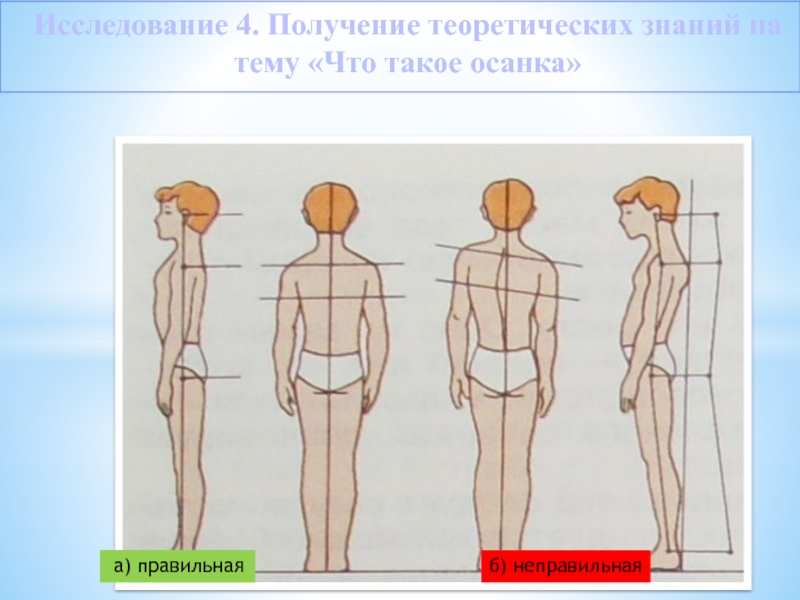 Роль физических упражнений в формировании осанки школьников презентация