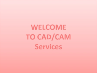 Welcome to cad/cam services