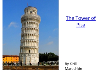 The Tower of Pisa