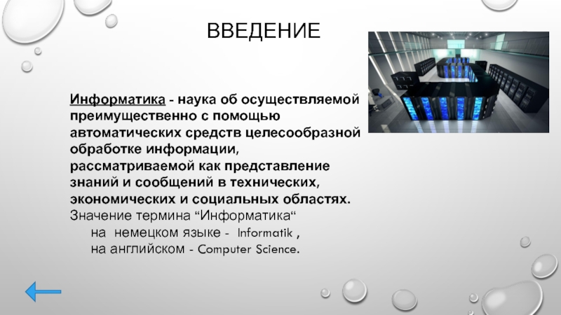 Наука осуществляет. Наука об автоматической обработке информации. Что означает термин Жук в информатике.