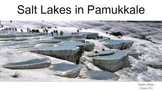 Salt Lakes in Pamukkale