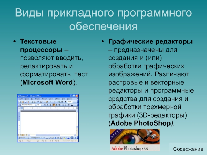 В зависимости от принципа формирования изображений различают 3 вида компьютерной графики