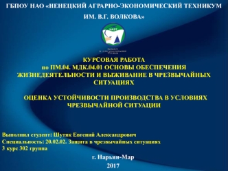 Основы обеспечения жизнедеятельности и выживание в чрезвычайных ситуациях