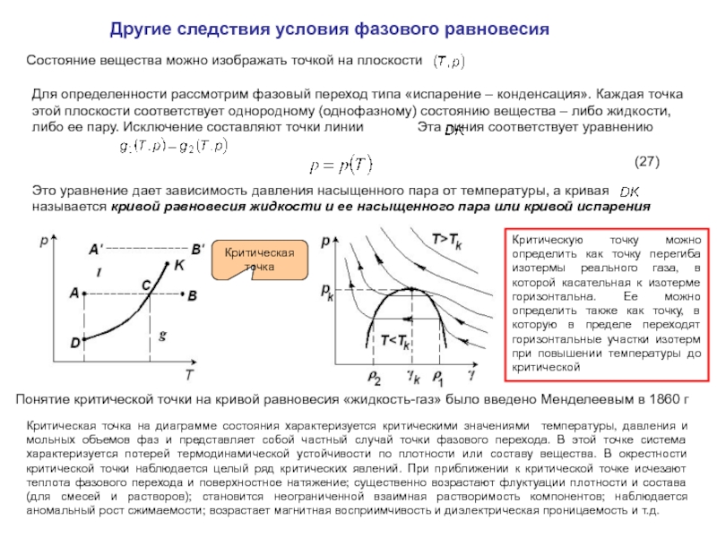 Фазовые переходы физика 10 класс презентация