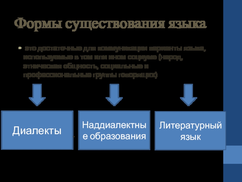 Дифференциация языков