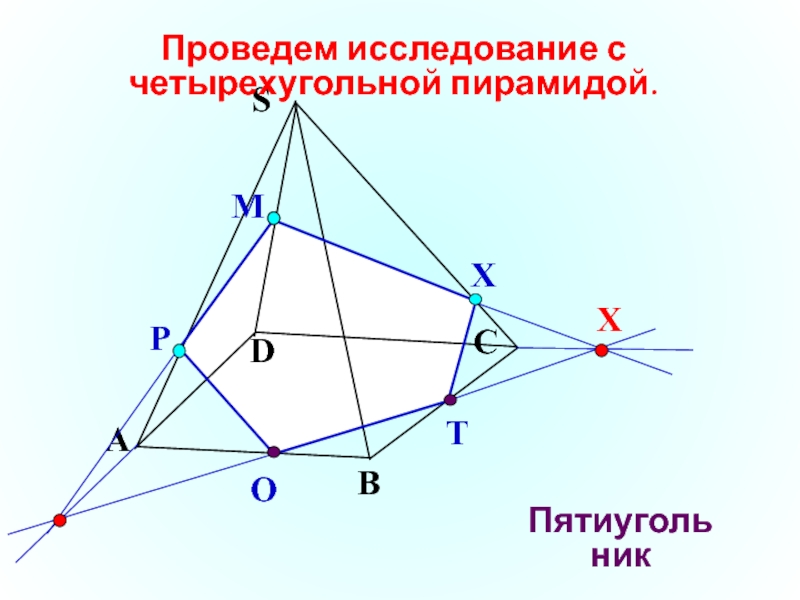 Четырехугольная пирамида схема