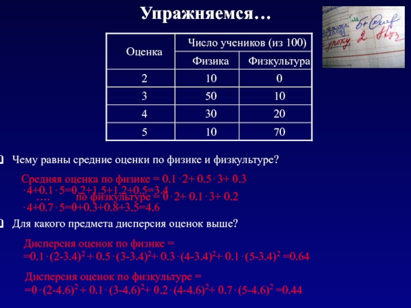 Найти дисперсию 23 29 25 26 22. Средние оценки. Оценка дисперсии. Как найти дисперсию ряда чисел.