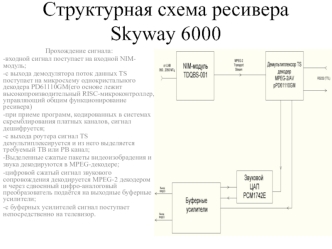 Структурная схема ресивера Skyway 6000