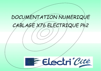 Documentation numerique Сablage Х76 electrique Рh2