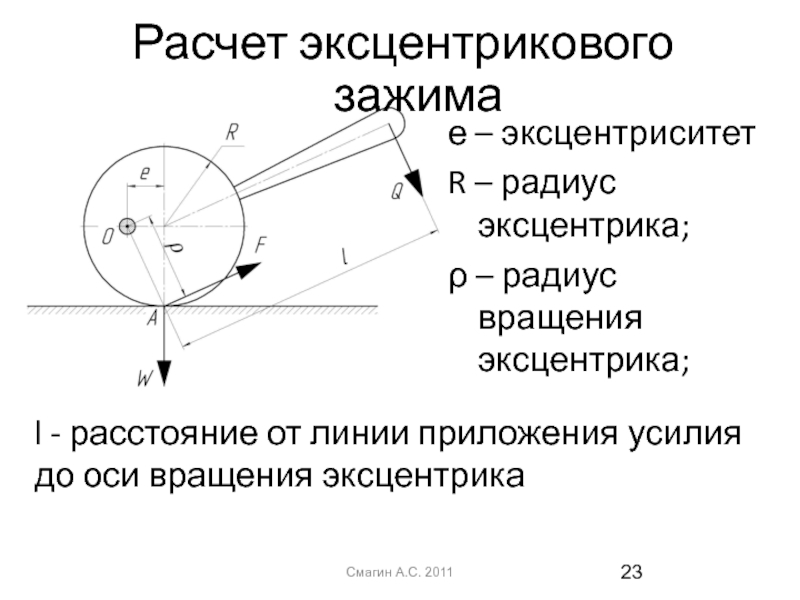 Эксцентриситет на чертеже