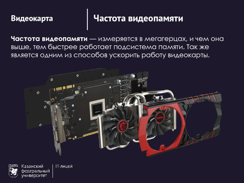 Презентация на тему видеокарта