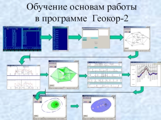 Обучение основам работы в программе Геокор-2