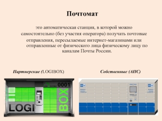 Почтомат. География размещения