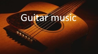 Guitar music