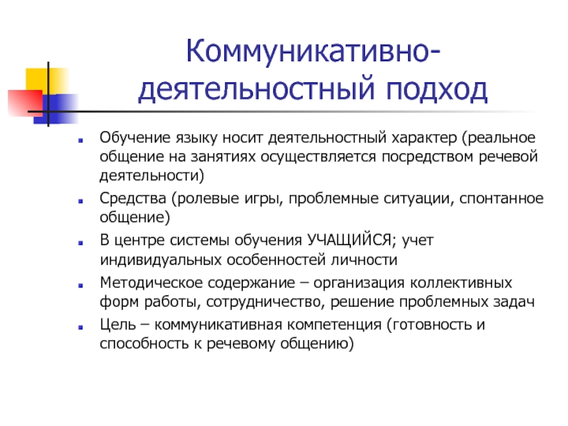 Коммуникативный метод как основа подготовки по иностранному языку в начальной школе проект