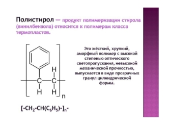 Полистирол. Вспенивающийся полистирол