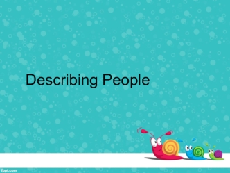 Describing People