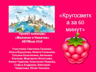 Кругосветка за 60 минут. Проект команды Малинки и Никитка