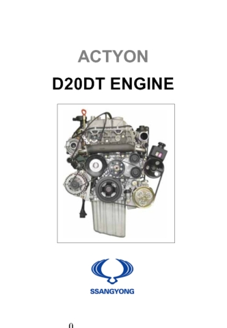 Actyon D20DT Engine