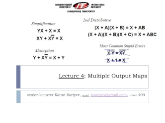 Multiple Output Maps