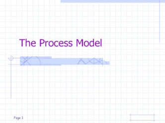 The process model