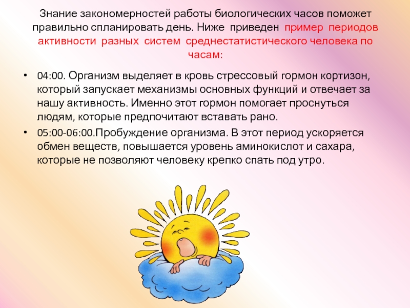 Часов помогаю помогаю. Доклад на тему биологические часы человека 6 класс. Знание закономерностей.